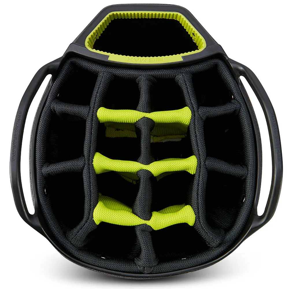 Big Max Aqua Tour 4 Waterproof Cart Bag - Black/Storm/Charcoal/Lime