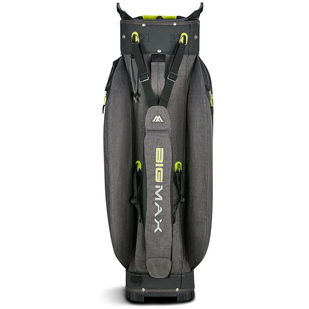 Big Max Aqua Tour 4 Waterproof Cart Bag - Black/Storm/Charcoal/Lime