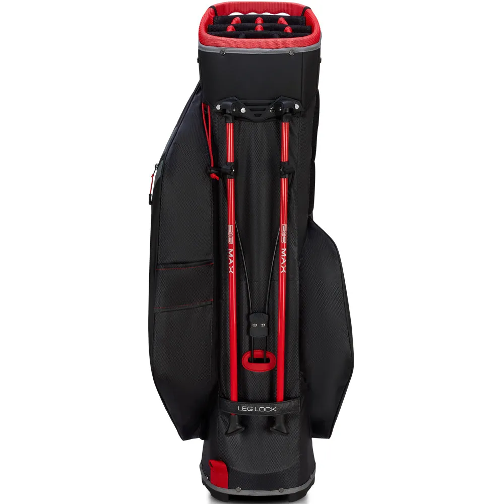 Big Max Dri Lite Hybrid Tour 2 Stand/Cart Bag - Black/Charcoal/Red