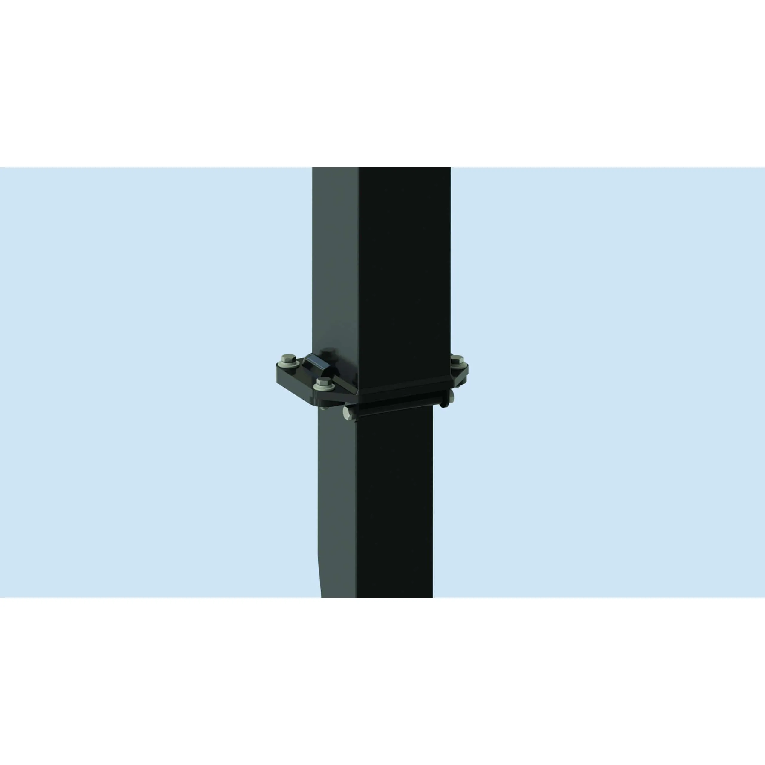 Bison 42" x 72" Steel Ultimate HangTime 6 Adjustable Basketball Hoop PR98SXLHT