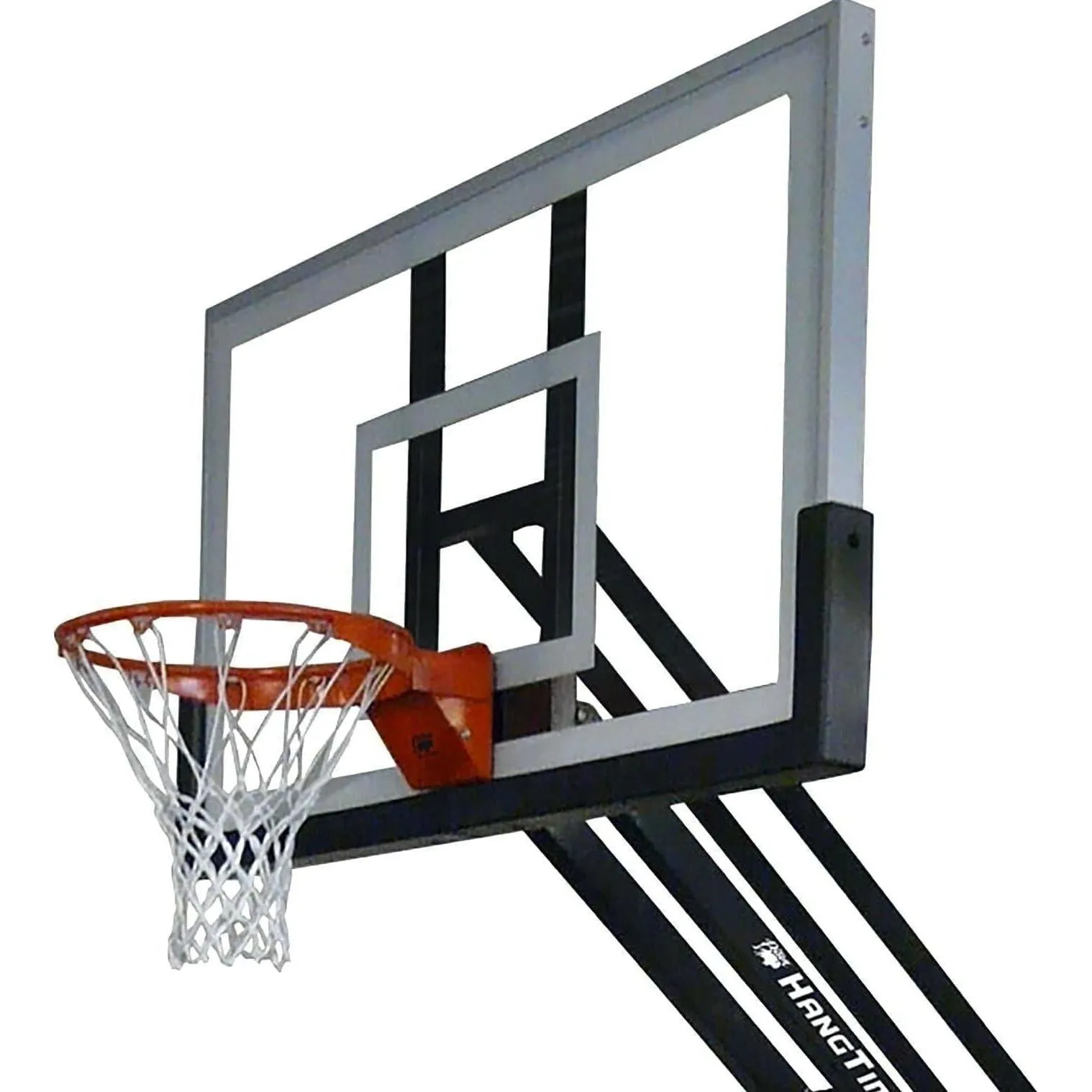 Bison 42" x 72" Steel Ultimate HangTime 6 Adjustable Basketball Hoop PR98SXLHT