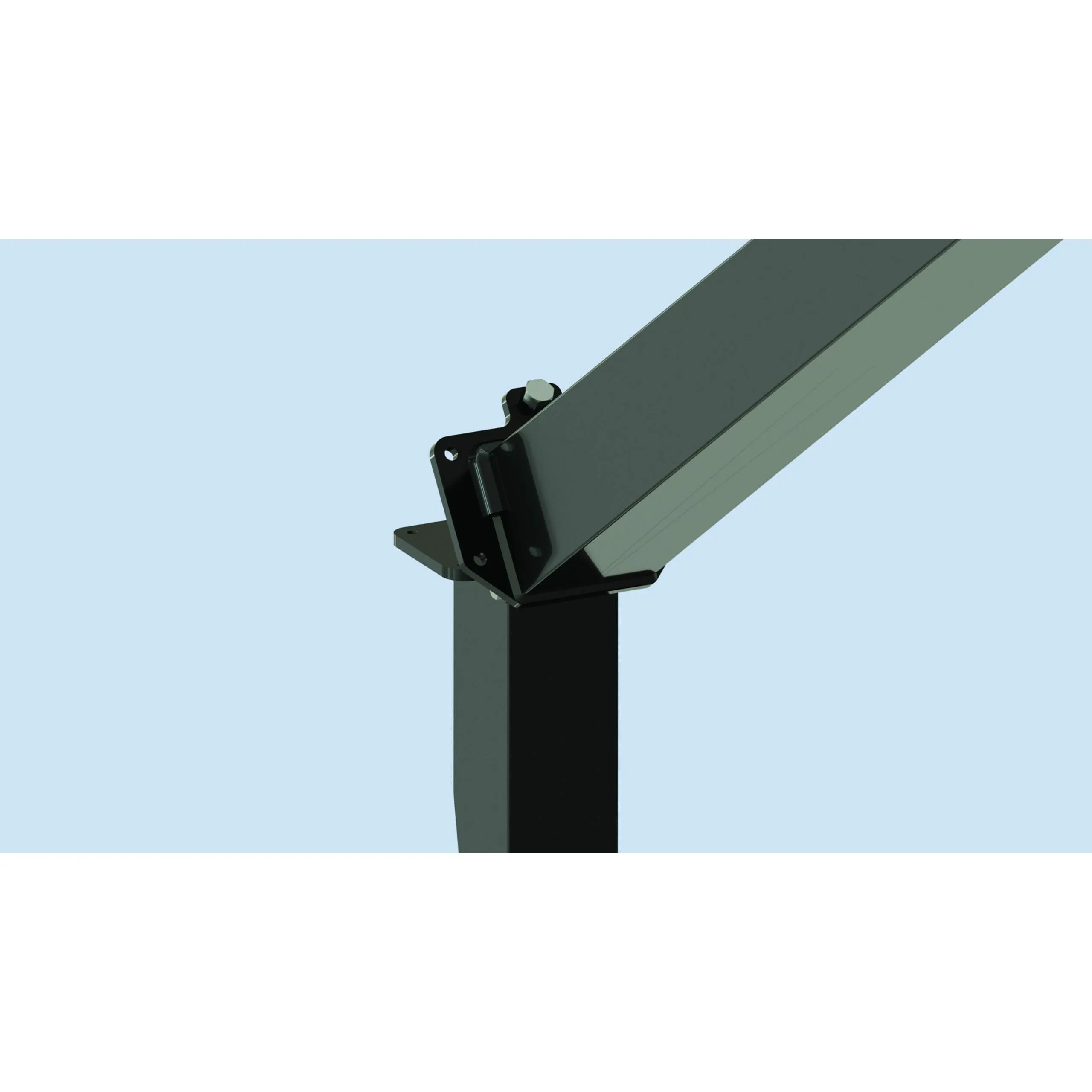 Bison 42" x 72" Steel Ultimate HangTime 6 Adjustable Basketball Hoop PR98SXLHT