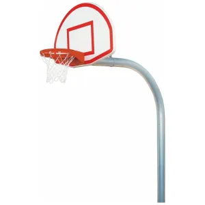 Bison 5-9/16 Mega Duty 35-1/2 x 54 Aluminum Fan Basketball Hoop PR75