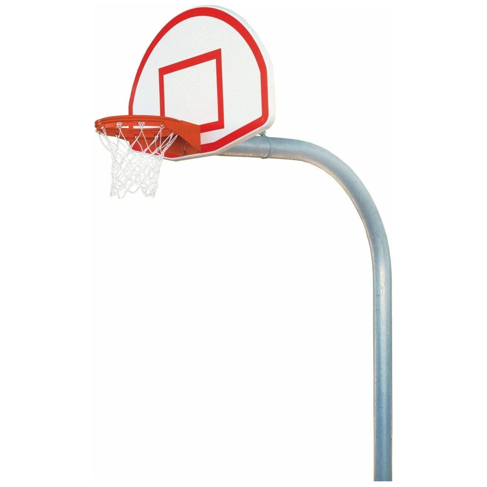 Bison 5-9/16 Mega Duty 35-1/2 x 54 Aluminum Fan Basketball Hoop PR75