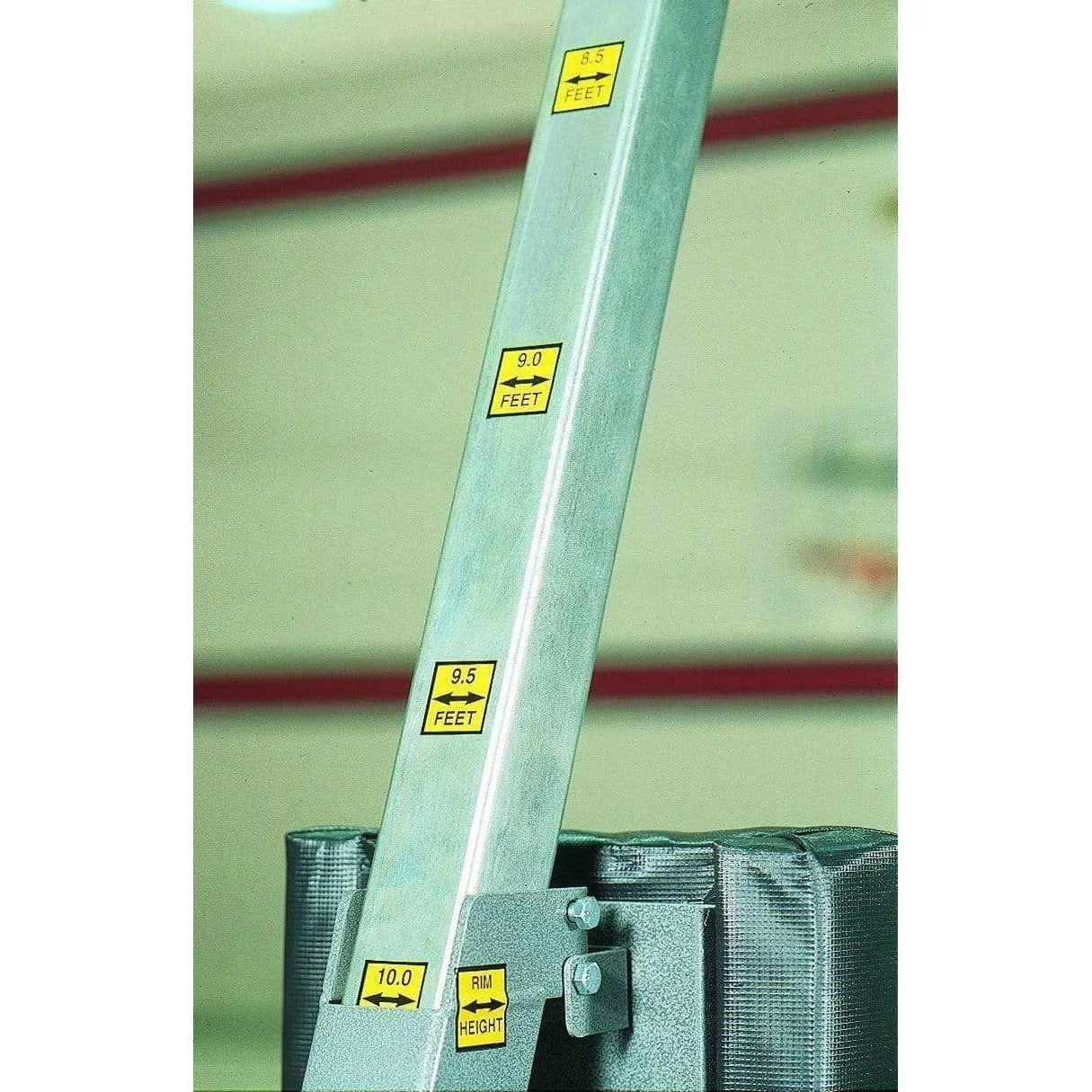 Bison Club Court Fiberglass Adjustable Portable Basketball Hoop BA832