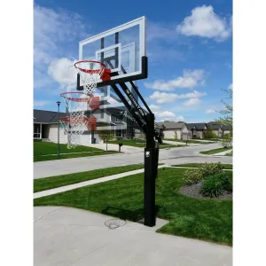 Bison HangTime 6 Adjustable In-Ground Basketball Hoop