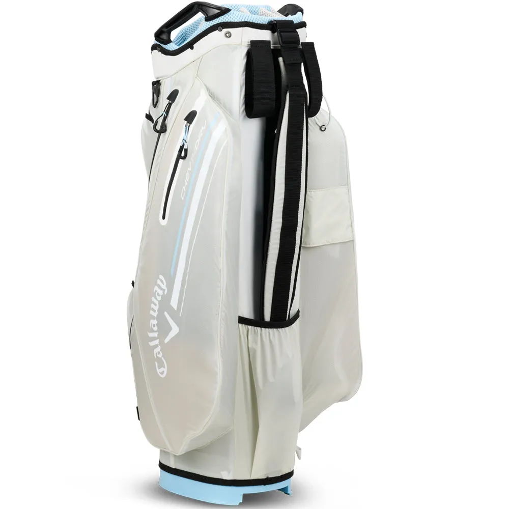 Callaway Chev Dry 14 Waterproof Cart Bag - Silver/Glacier