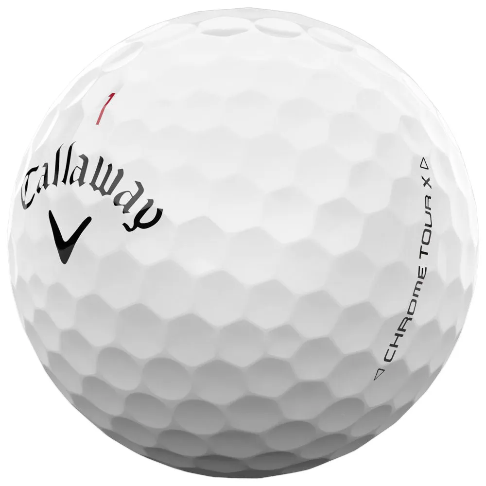 Callaway Chrome Tour X Golf Balls - White - 12 Pack