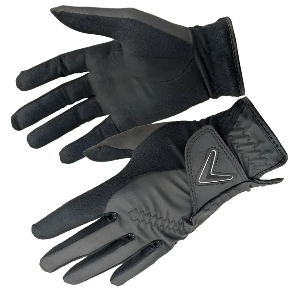 Callaway Opti Grip Rain Golf Gloves (Pair) - Black