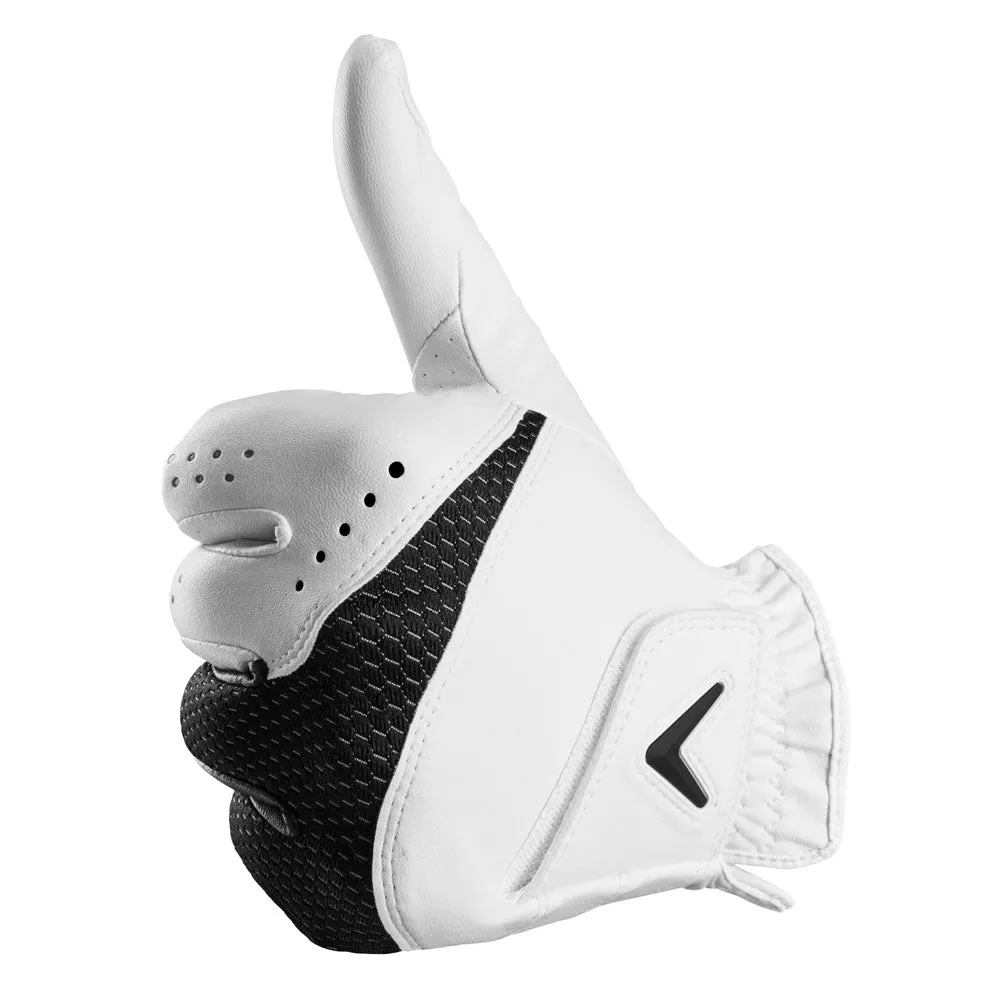 Callaway Weather Spann Golf Gloves (2 Pack) - White