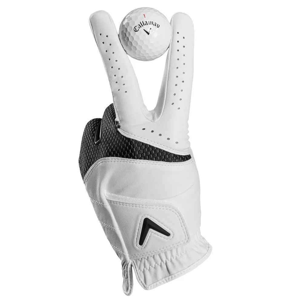 Callaway Weather Spann Golf Gloves (2 Pack) - White