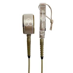 Channel Islands Everyday Hex Cord Comp M. February Surfboard Leash - 6' x 1/4"/Tan