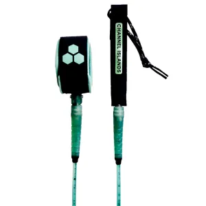 Channel Islands Everyday Hex Cord Surfboard Leash - 6' x 1/4"/Green