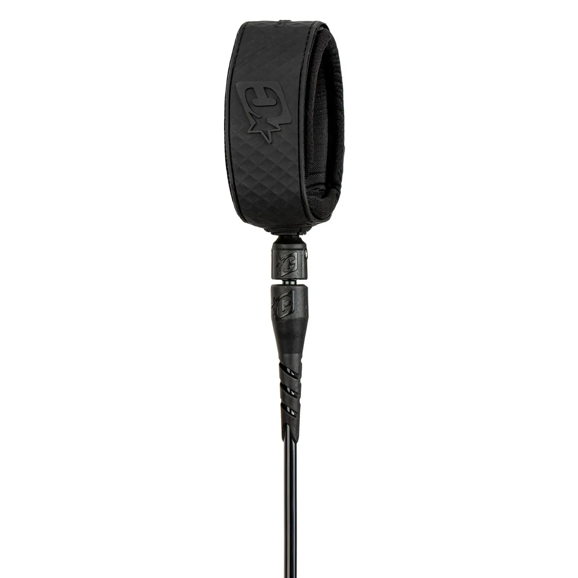 Creatures of Leisure Reliance Comp Surfboard Leash - 6'/Black
