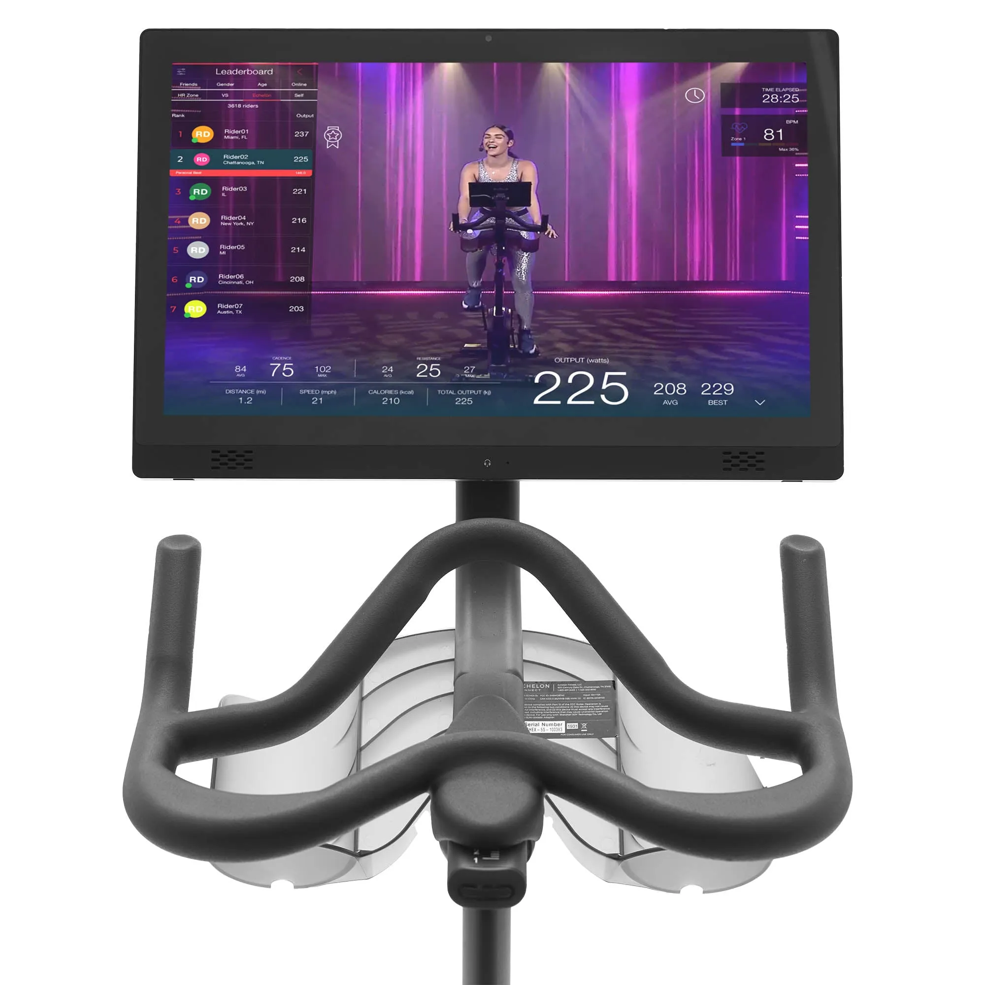 Echelon EX-5S Smart Connect Indoor Cycle