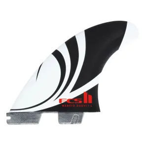 FCS II Sharpeye Performance Glass Tri-Quad Surfboard Fins - Large/Black