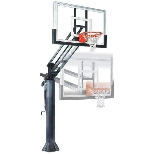 First Team Force In-Ground Adjustable Basketball Goal