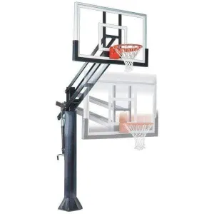 First Team Force In-Ground Adjustable Basketball Goal