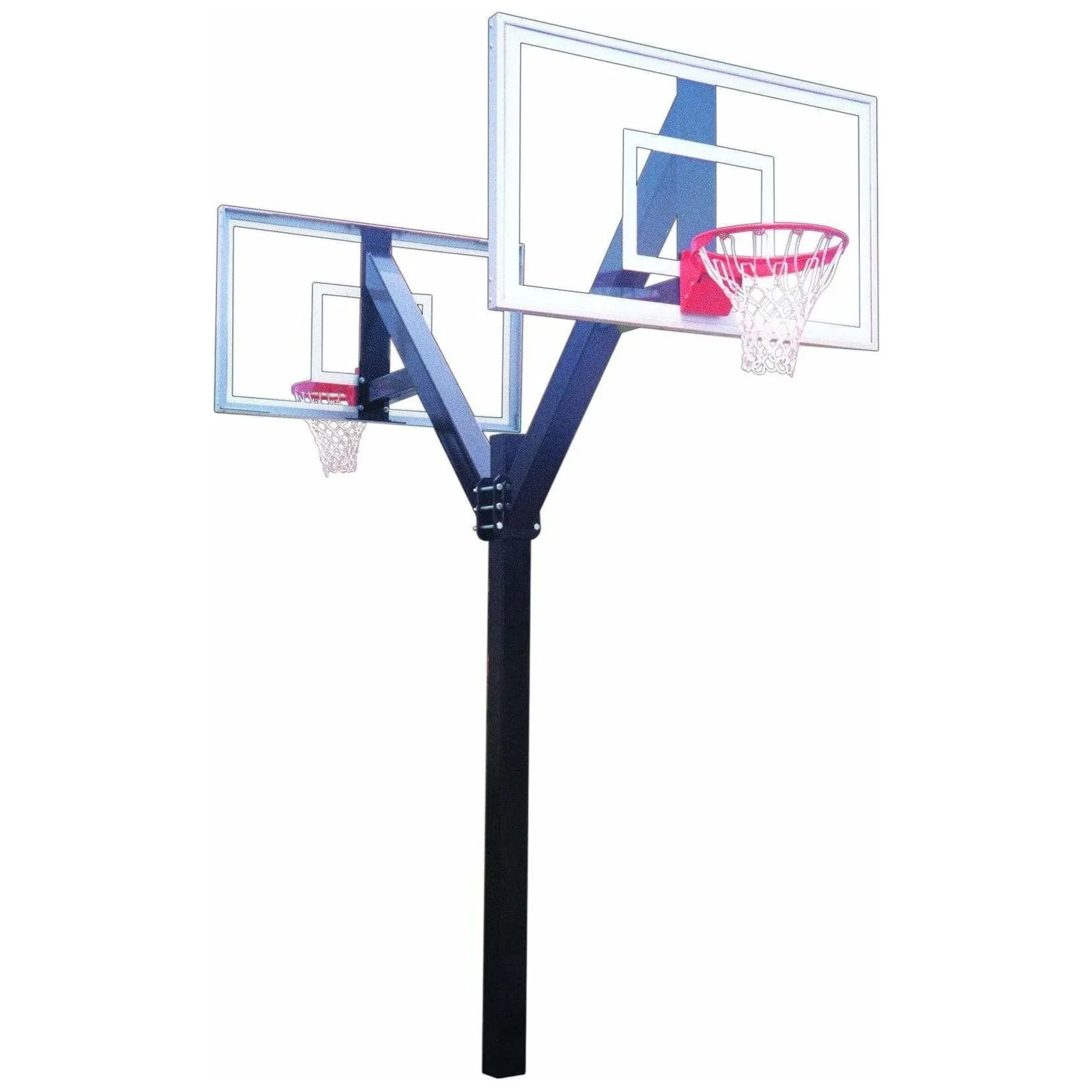 First Team Legend Jr. Fixed Height In Ground Basketball Goal