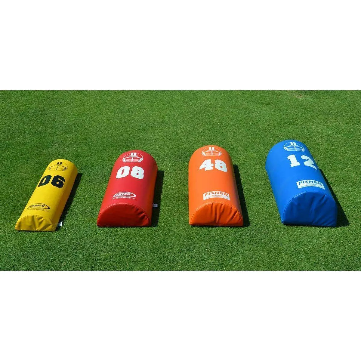 Fisher 48"L x 8"H x 16"W Half Round Stand Up Football Dummy HR488