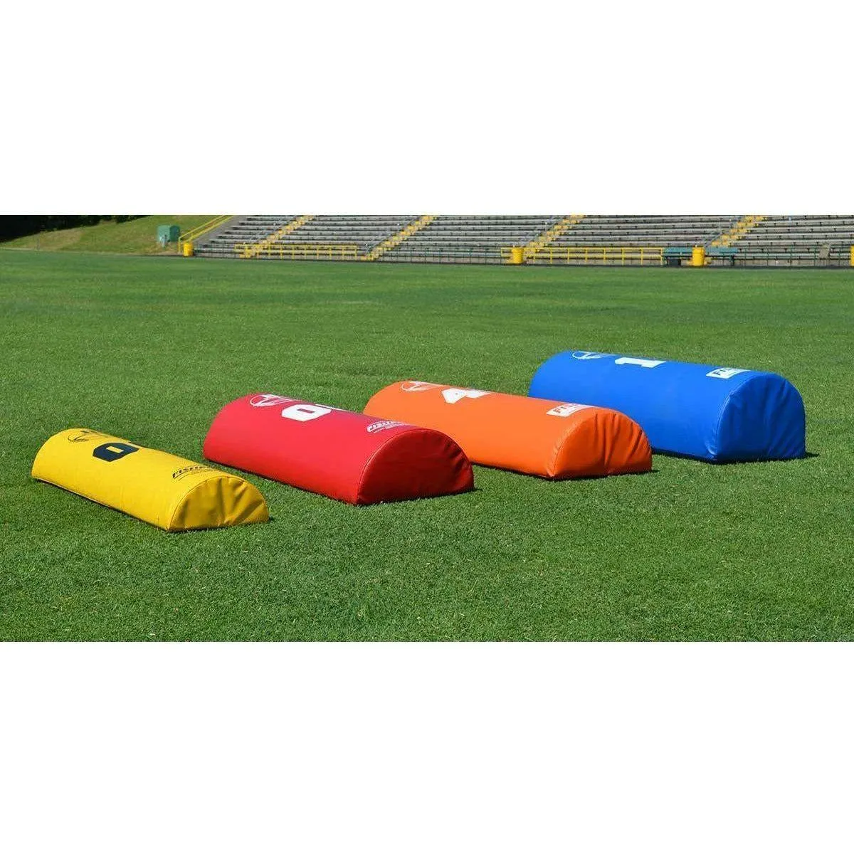 Fisher 48"L x 8"H x 16"W Half Round Stand Up Football Dummy HR488