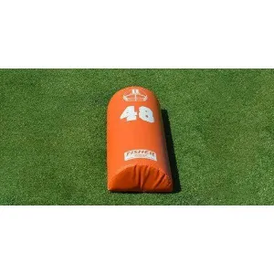 Fisher 48"L x 8"H x 16"W Half Round Stand Up Football Dummy HR488