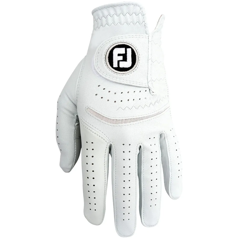 FootJoy Contour FLX Leather Glove - Pearl