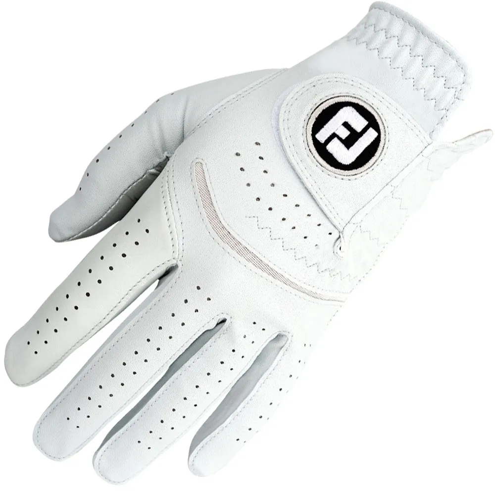 FootJoy Contour FLX Leather Glove - Pearl