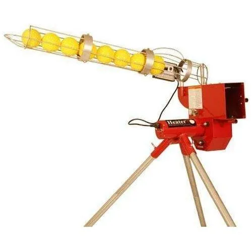 Heater 12" Softball Pitching Machine w/ Xtender 24' Batting Cage HTRSB699