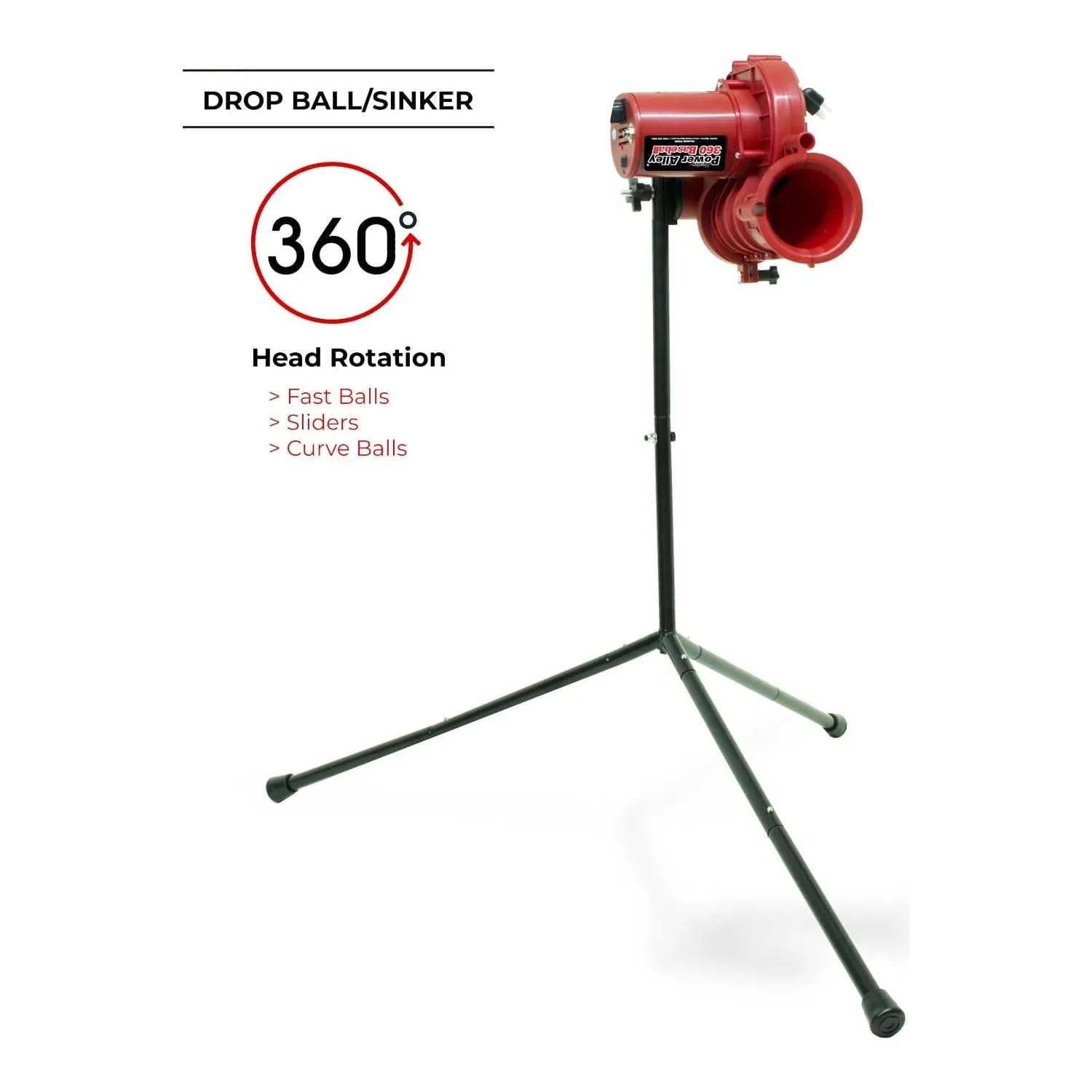 Heater Power Alley Lite 360 Baseball Pitching Machine PA99_360