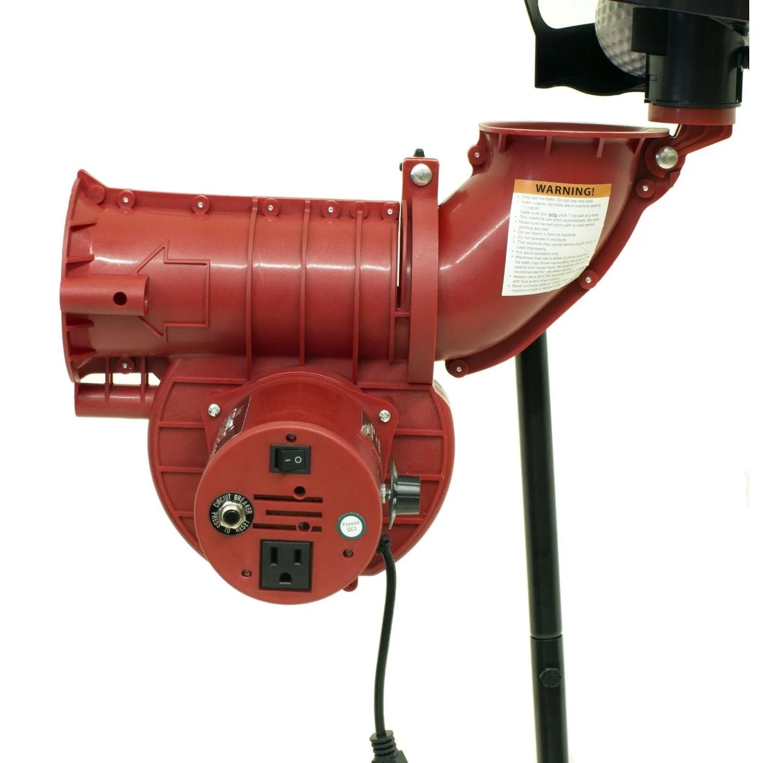 Heater Slider Lite 360 Baseball Machine w/ PowerAlley 22' Batting Cage SL359