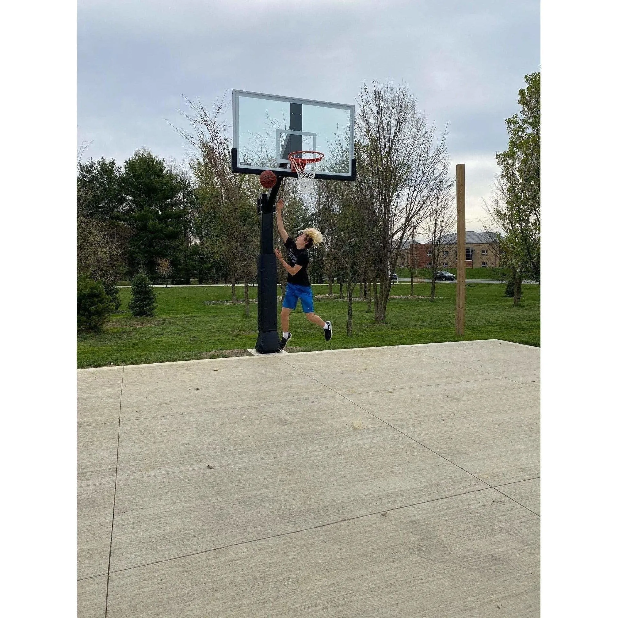Ironclad Highlight Hoops 42"x72" Fixed Height In-Ground Basketball Hoop HIL664-XXL