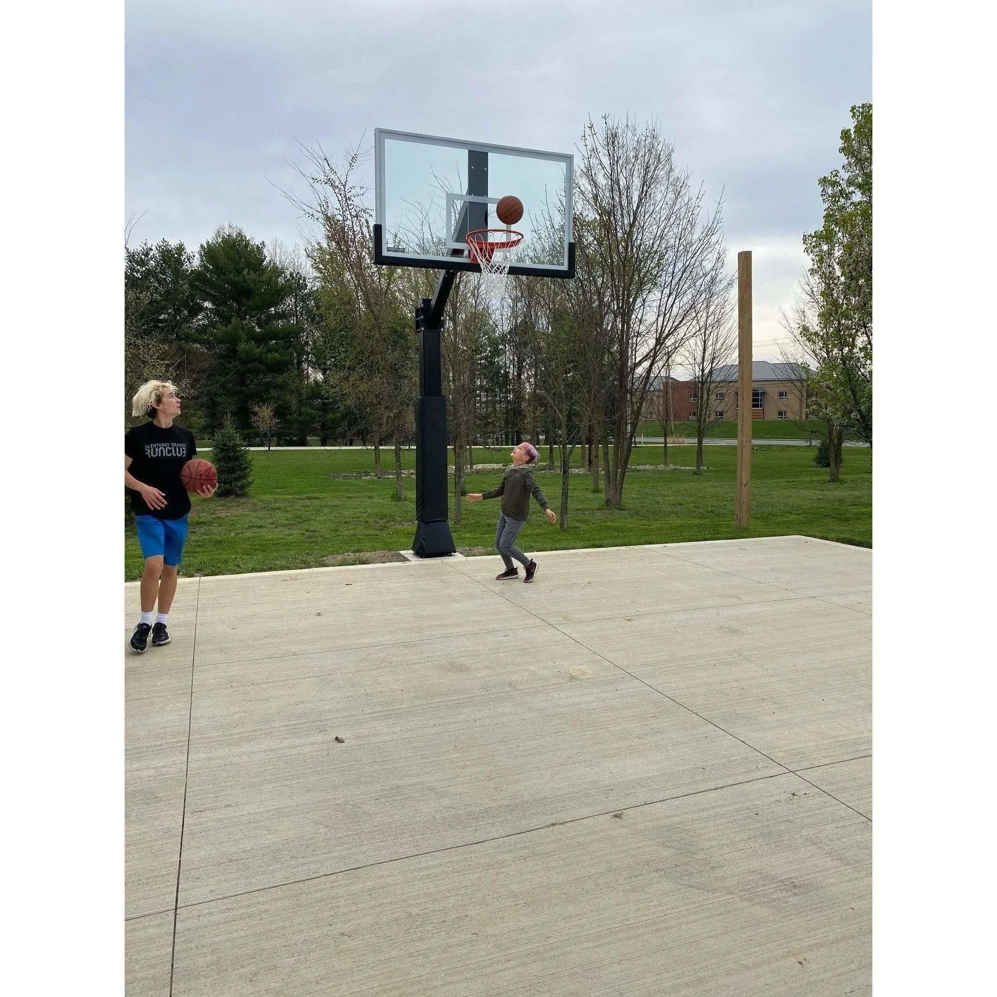 Ironclad Highlight Hoops 42"x72" Fixed Height In-Ground Basketball Hoop HIL664-XXL