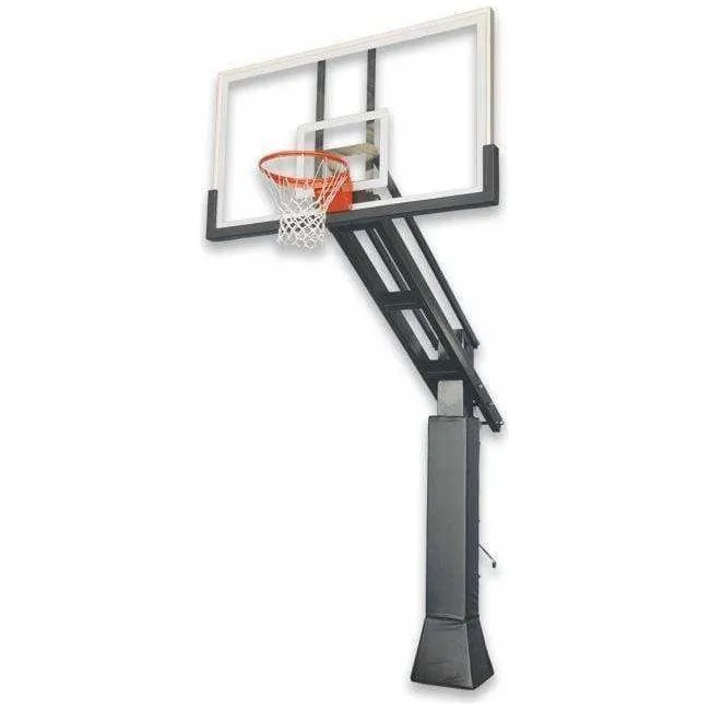 Ironclad Triple Threat 42"x72" Adjustable In-Ground Basketball Hoop TPT885-XXL