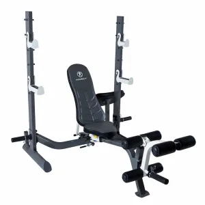 Marcy MWB-70205 Folding Olympic Weight Bench wth Squat Rack