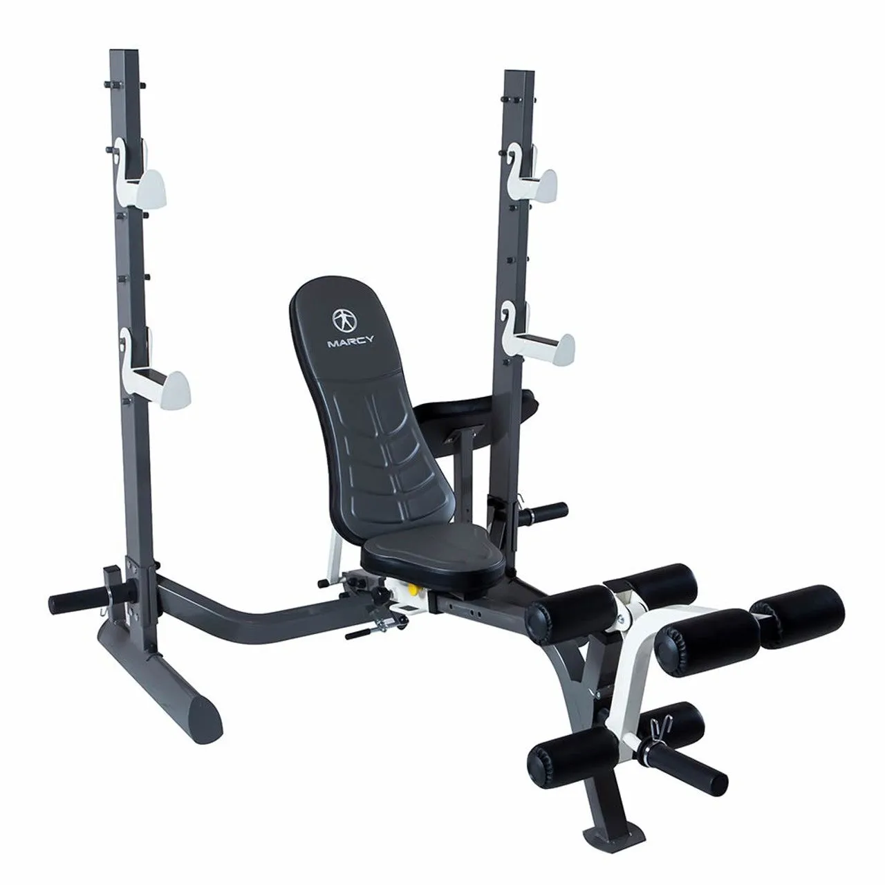 Marcy MWB-70205 Folding Olympic Weight Bench wth Squat Rack