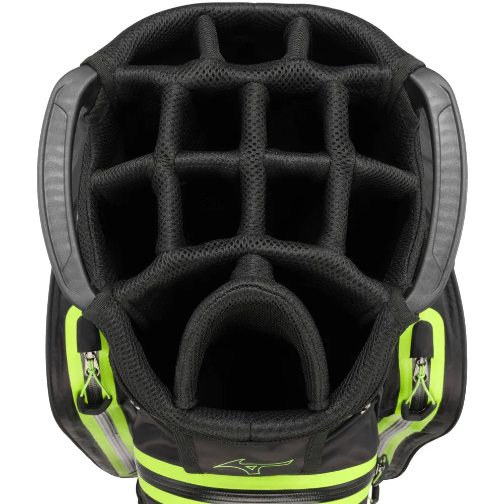 Mizuno BR-DRI Waterproof Cart Bag - Black/Green