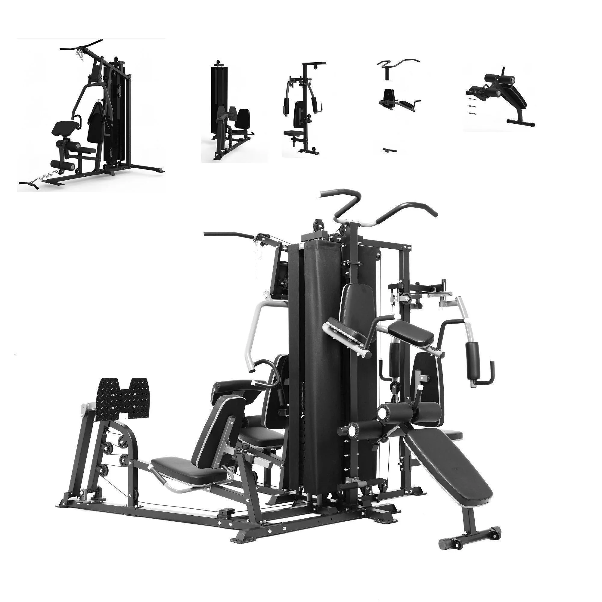 Muscle Motion MSG1000ABCDE Light Commercial 4 Station Gym