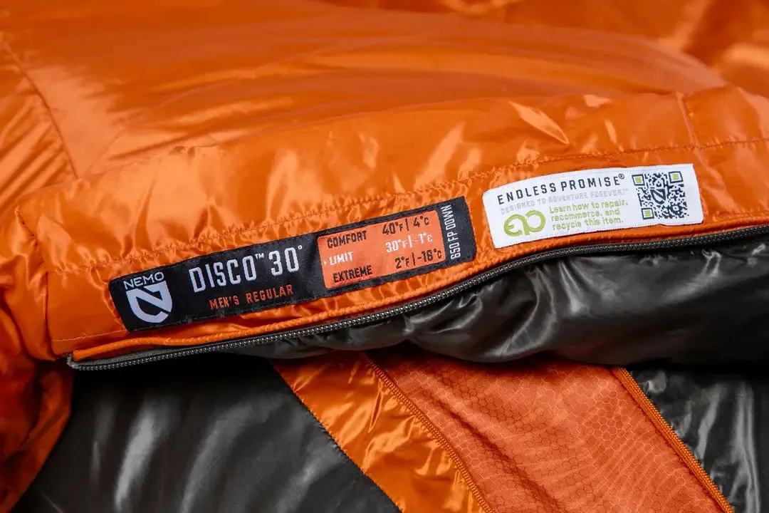 NEMO | Disco Mens Endless Promise Down Sleeping Bag 30F
