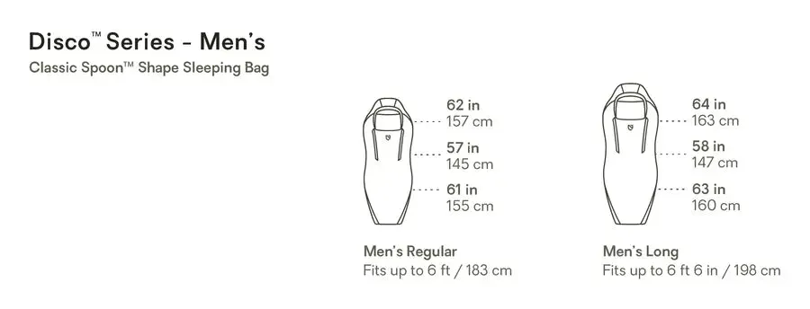 NEMO | Disco Mens Endless Promise Down Sleeping Bag 30F