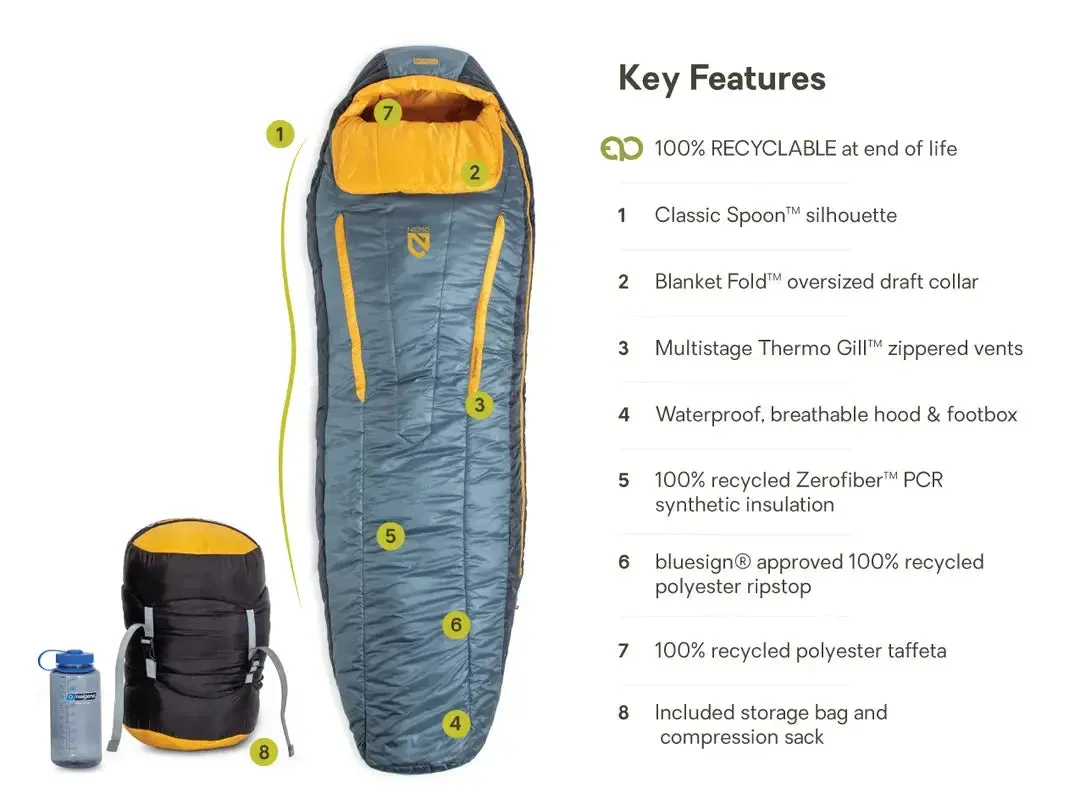 NEMO | Forte Endless Promise Men's Synthetic Sleeping Bag 35