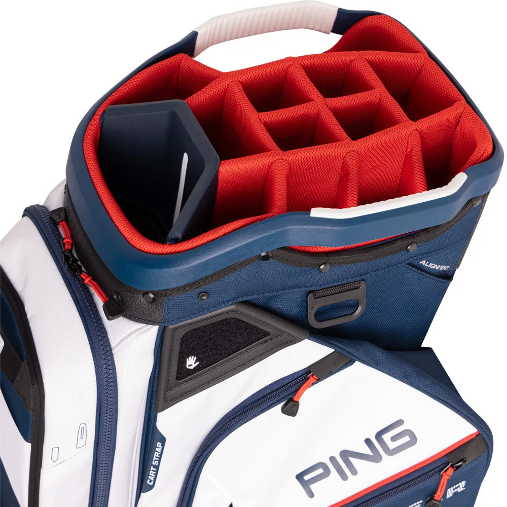 Ping Pioneer 244 Cart Bag - Heather Grey/Black