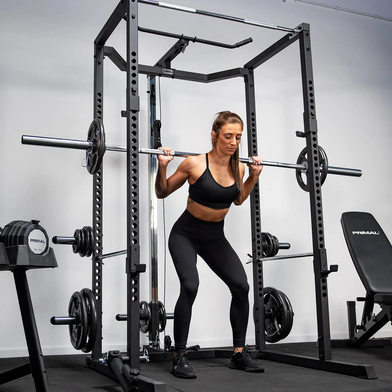 Primal Personal Series V3 Home Power Rack with Dip and Landmine
