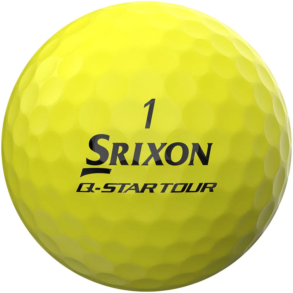 Q-STAR Tour Divide Golf Balls - Yellow/Orange - 12 Pack