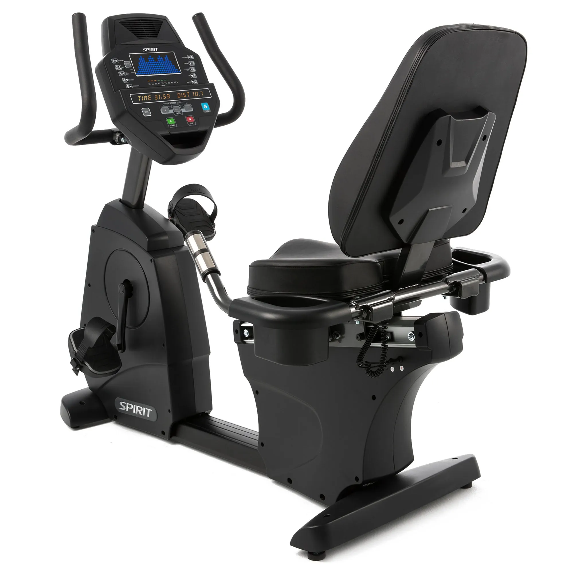 Spirit Fitness CR800 Recumbent Exercise Bike