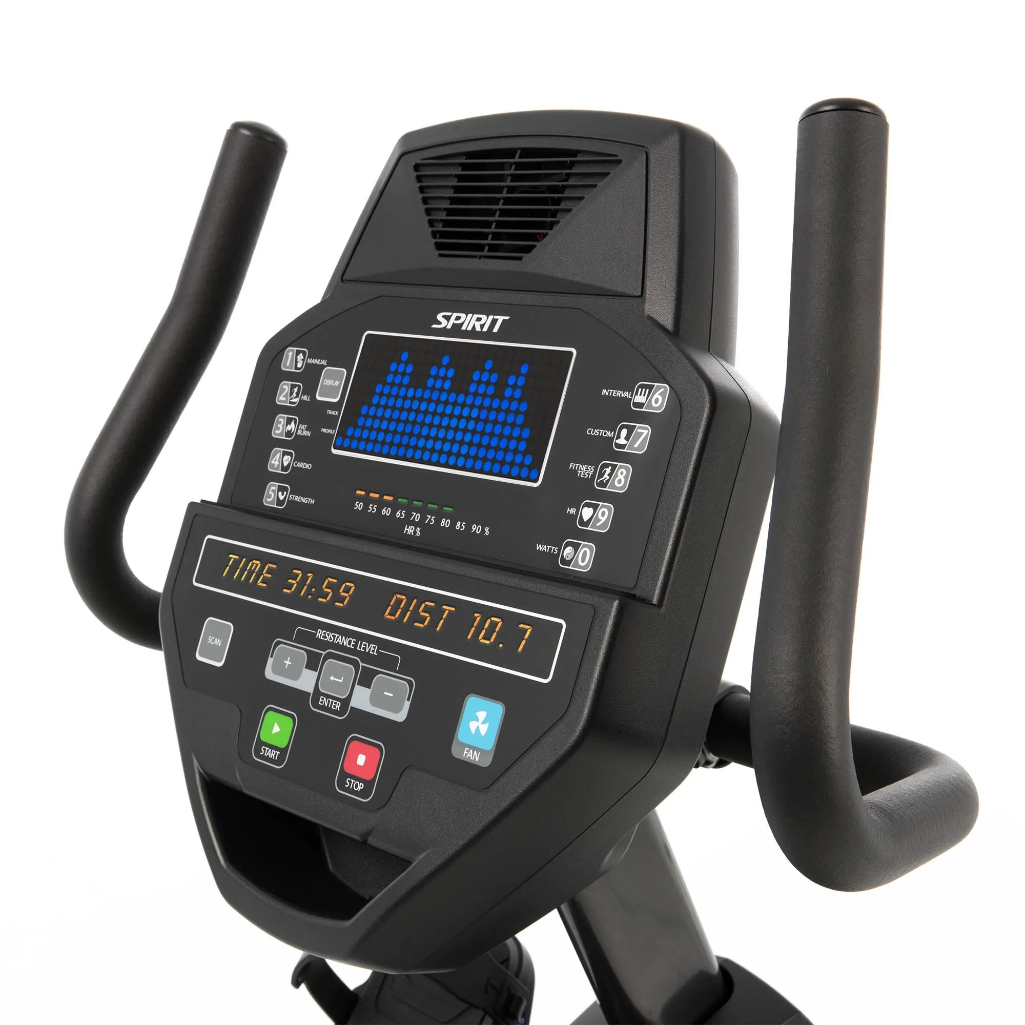 Spirit Fitness CR800 Recumbent Exercise Bike