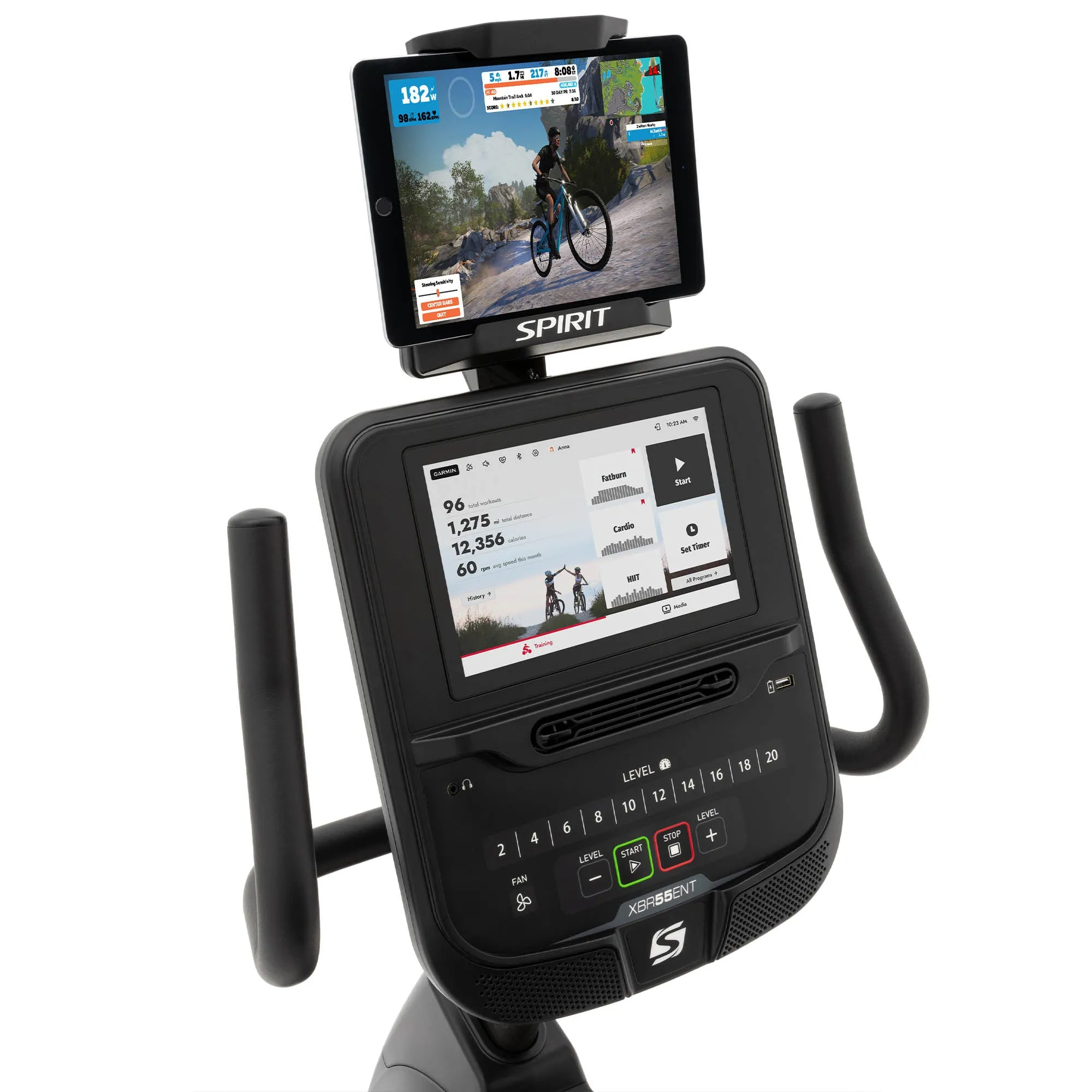 Spirit Fitness XBR55 ENT Recumbent Exercise Bike