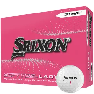 Srixon Soft Feel Lady Golf Balls - Soft White - 12 Pack