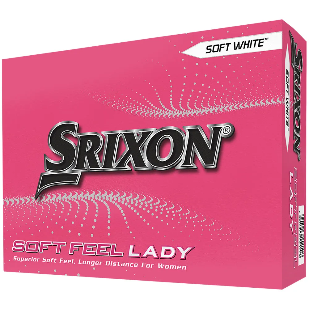 Srixon Soft Feel Lady Golf Balls - Soft White - 12 Pack