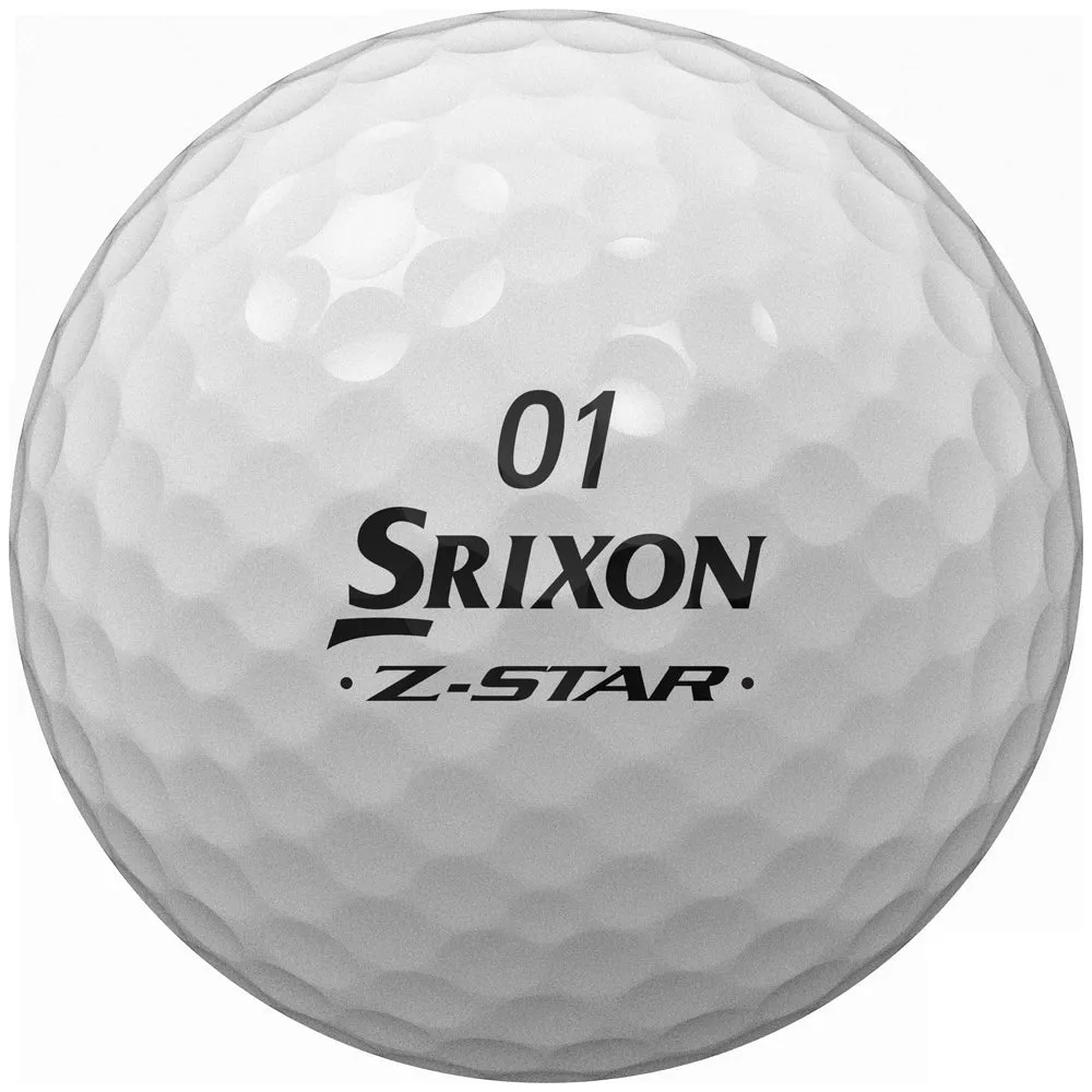 Srixon Z-Star Divide Golf Balls - White/Yellow - 12 Pack